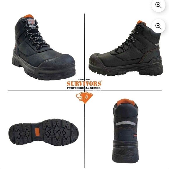 Herman Survivors Men\'s Groundbreaker Steel Toe Work Boots Size 13 main image 7